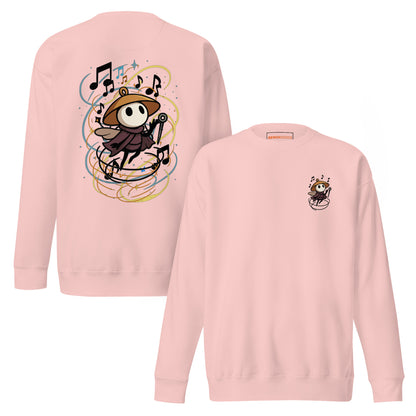 Silksong Bard Sweatshirt – Musical Tribute | Hollow Knight – fan-made gamer merch by GenioGoods