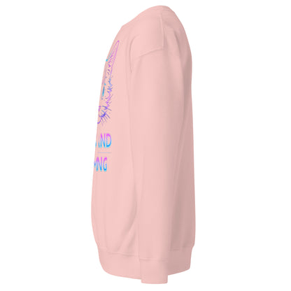 Cats and gaming sweatshirt neon gamer cat aesthetic – original gamer merch by GenioGoods