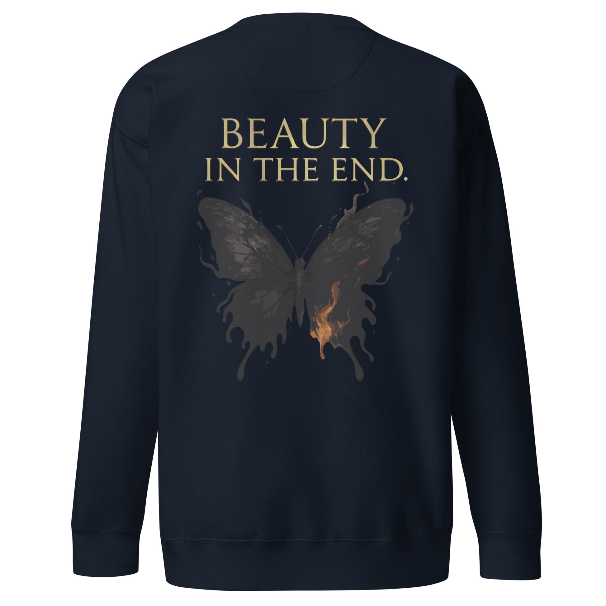 Dark Fantasy Sweatshirt – Beauty in the End - Clair Obscur 33 – fan-made gamer merch by GenioGoods
