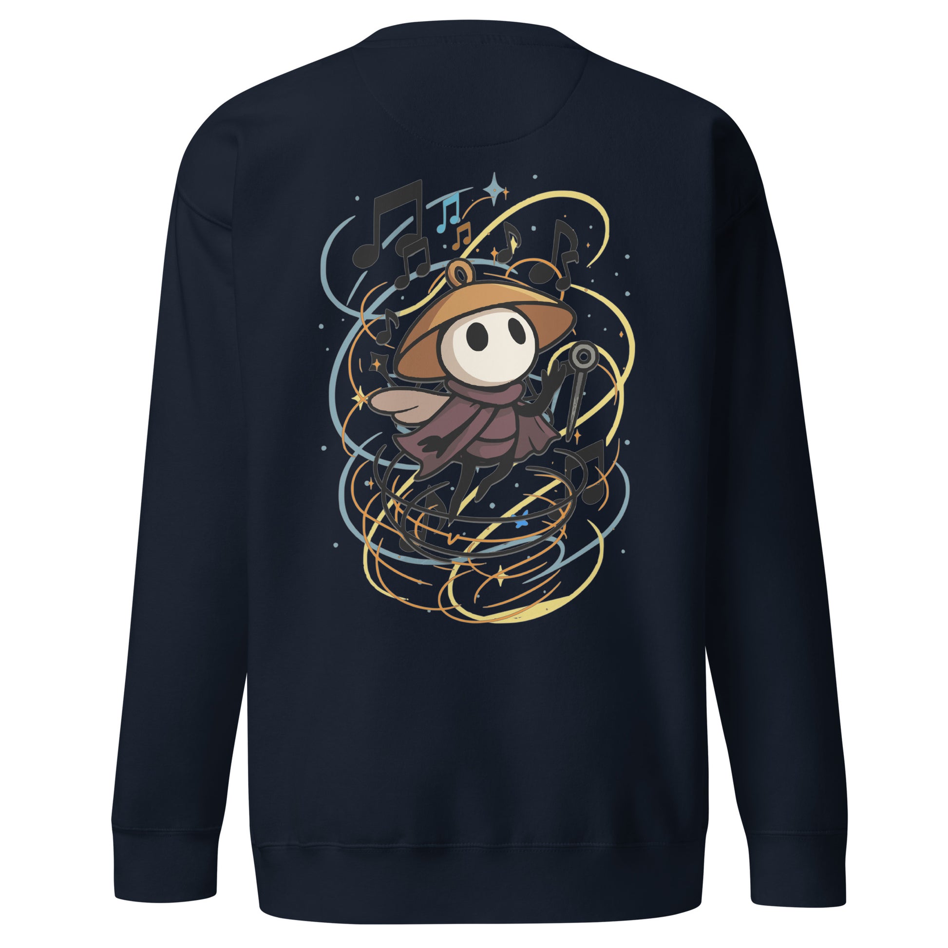 Silksong Bard Sweatshirt – Musical Tribute | Hollow Knight – fan-made gamer merch by GenioGoods