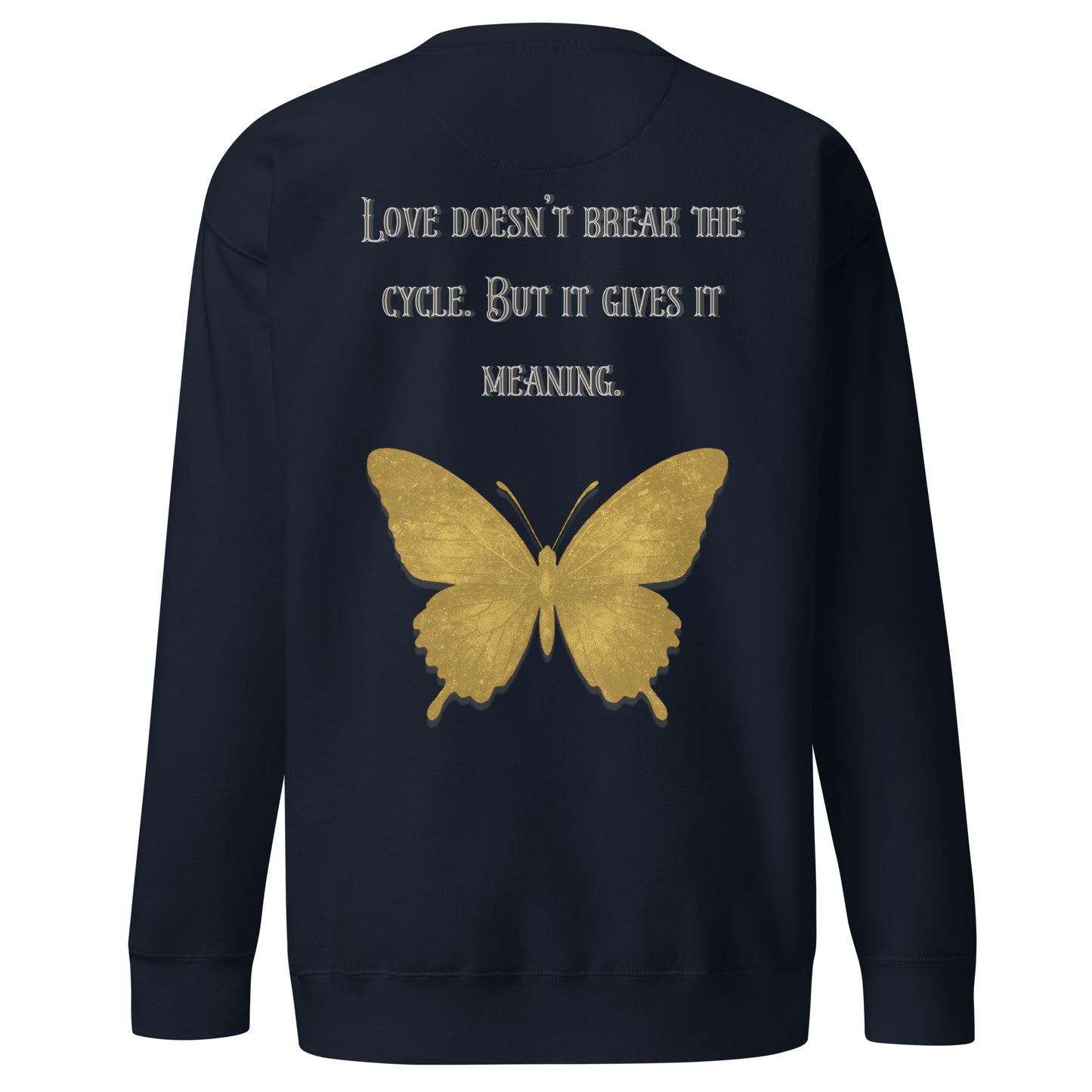 Clair Obscur Sweatshirt – Love Gives the Cycle Meaning – fan-made gamer merch by GenioGoods