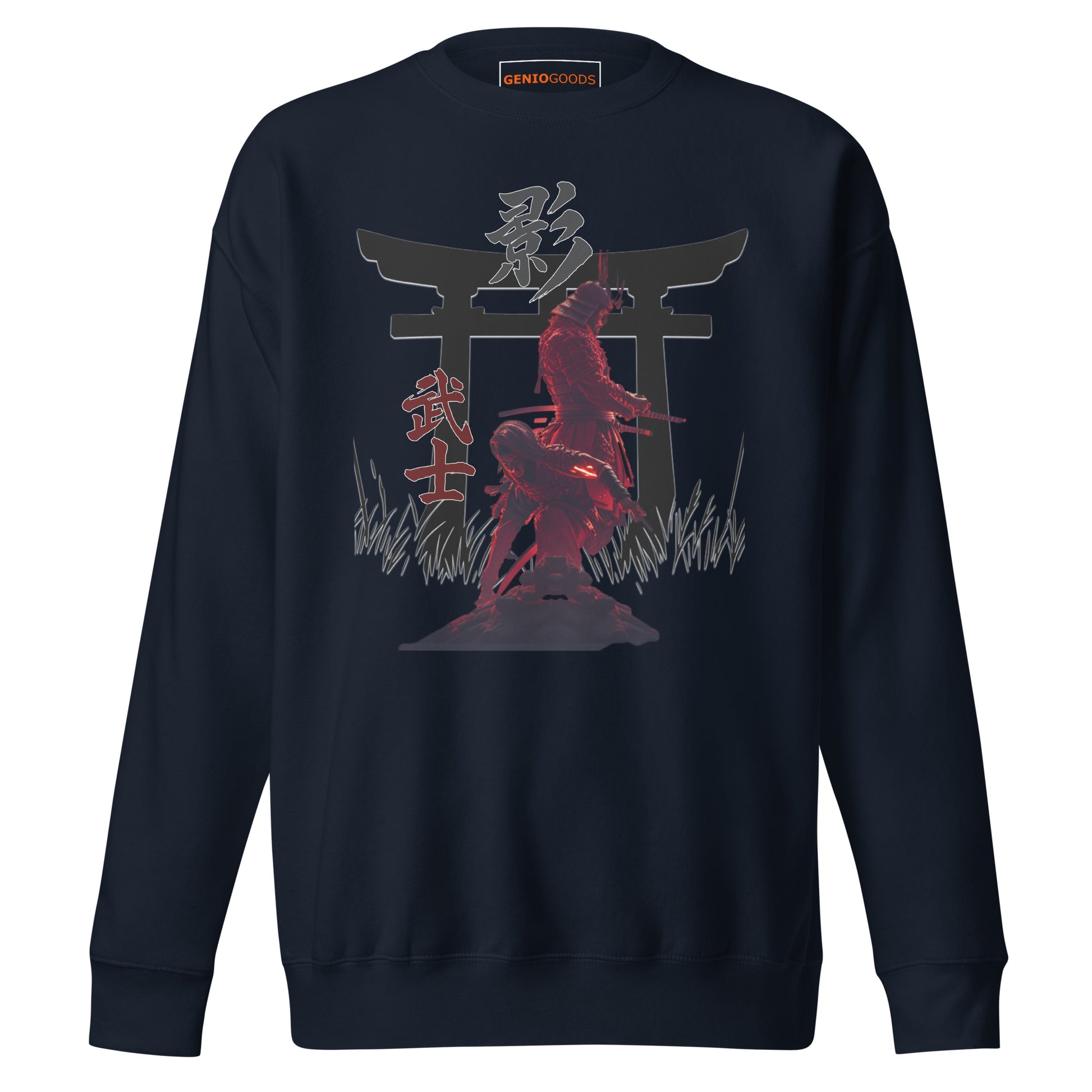 Torii Alliance Sweatshirt – Samurai x Ninja Tribute | AC Shadows – fan-made gamer merch by GenioGoods