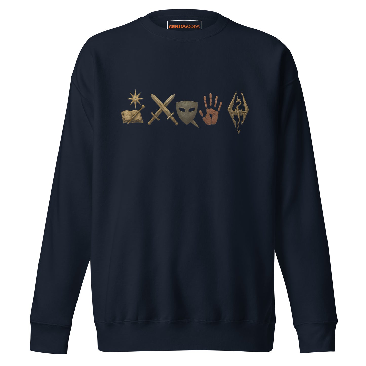 Elder Scrolls Guild Symbols Sweatshirt – Legacy Edition – fan-made gamer merch by GenioGoods