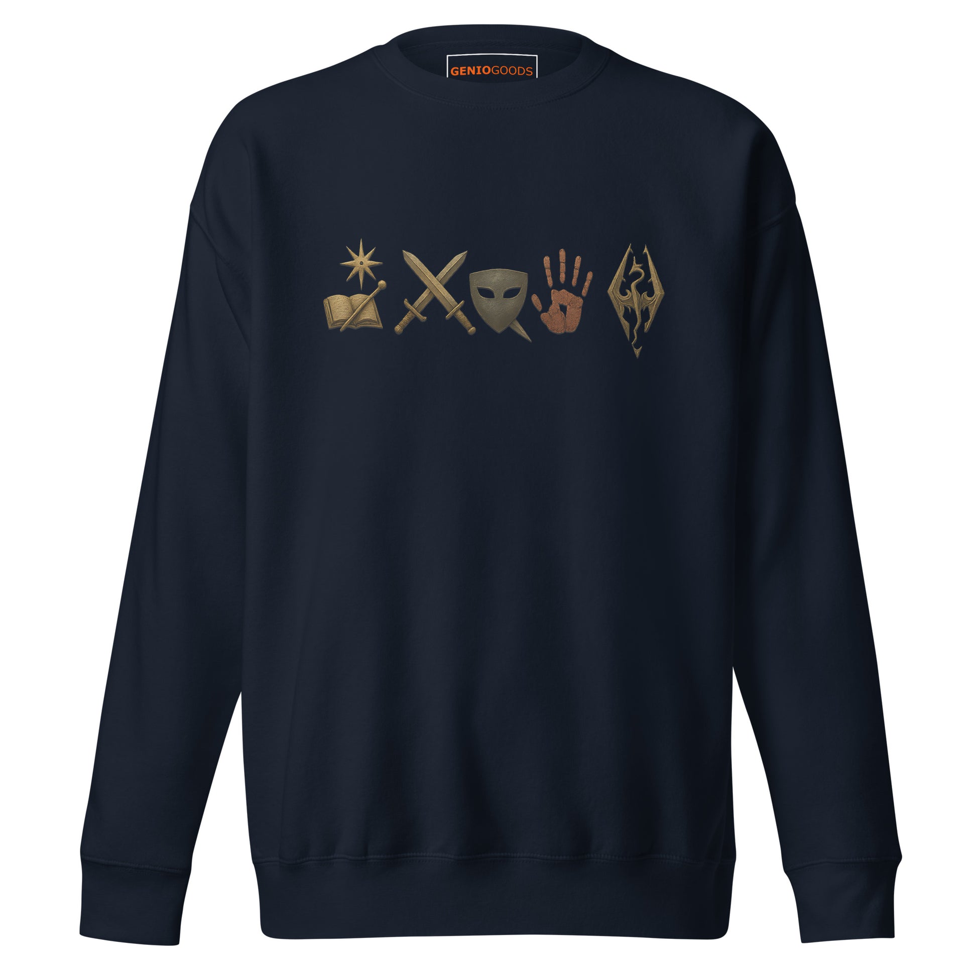 Elder Scrolls Guild Symbols Sweatshirt – Legacy Edition – fan-made gamer merch by GenioGoods