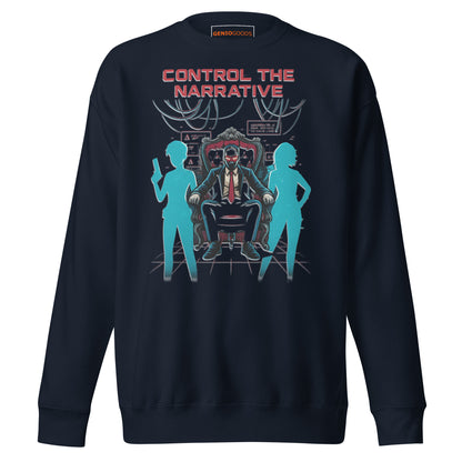 Split Fiction Control the Narrative Sweatshirt – Glitch Mind – fan-made gamer merch by GenioGoods