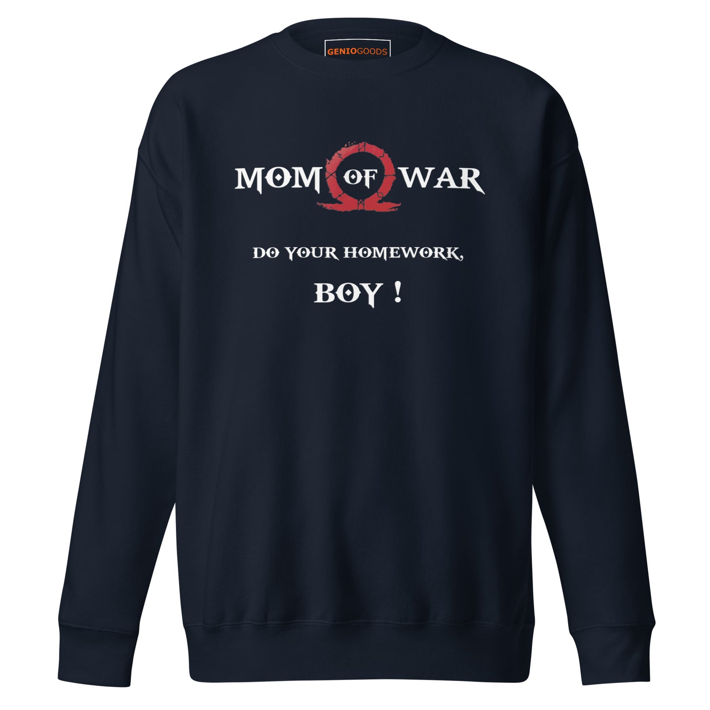 Mom of War Sweatshirt – Funny Gamer Gift for Moms – fan-made gamer merch by GenioGoods