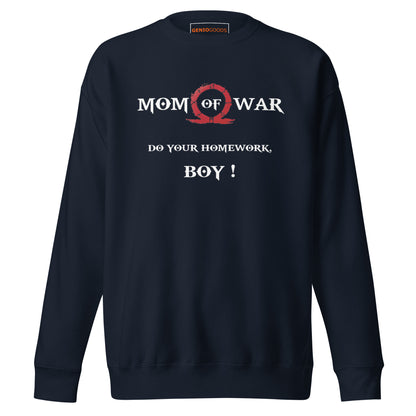 Mom of War Sweatshirt – Funny Gamer Gift for Moms – fan-made gamer merch by GenioGoods
