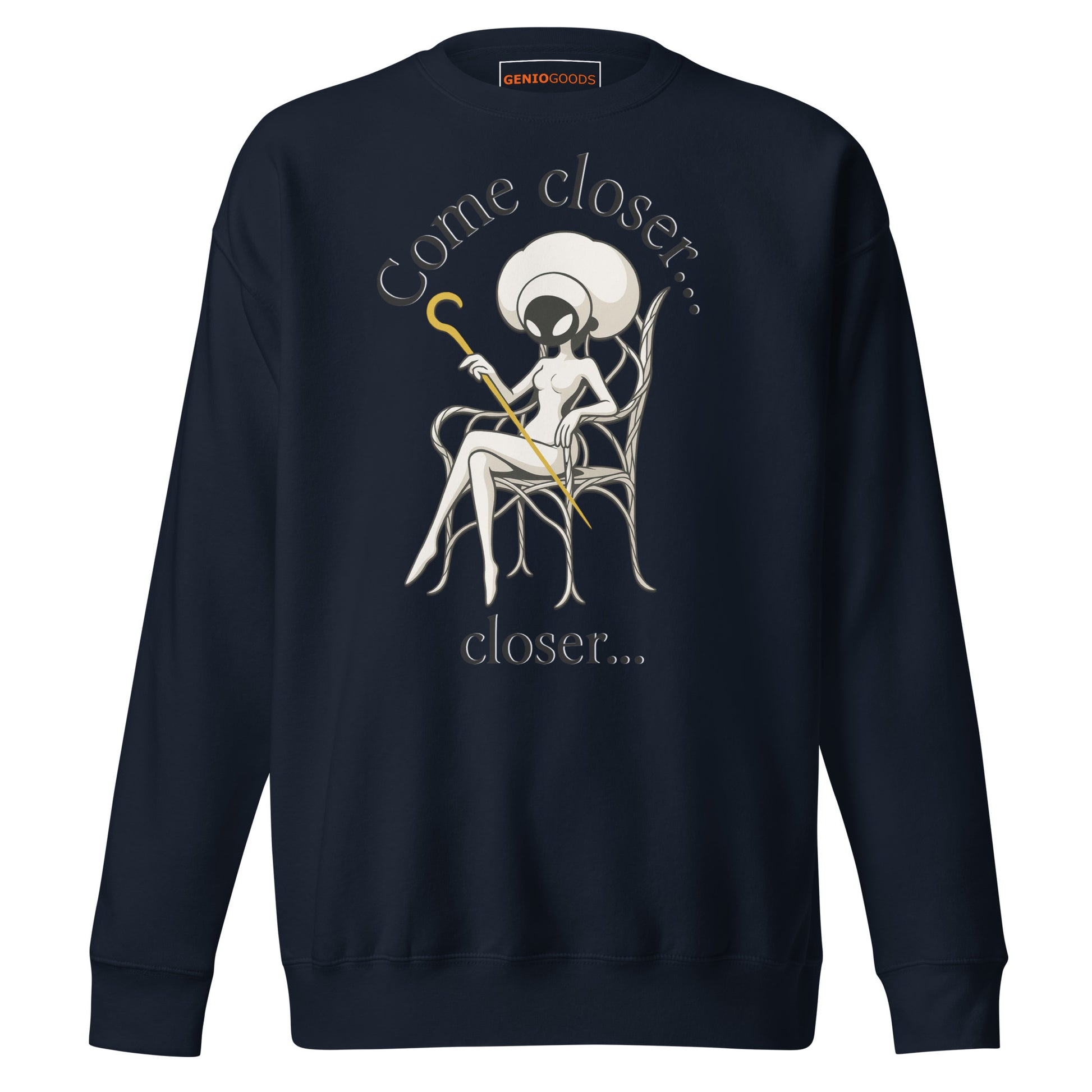 Hollow knight midwife sweatshirt dark lore fan art – fan-made gamer merch by GenioGoods