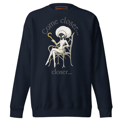 Hollow knight midwife sweatshirt dark lore fan art – fan-made gamer merch by GenioGoods