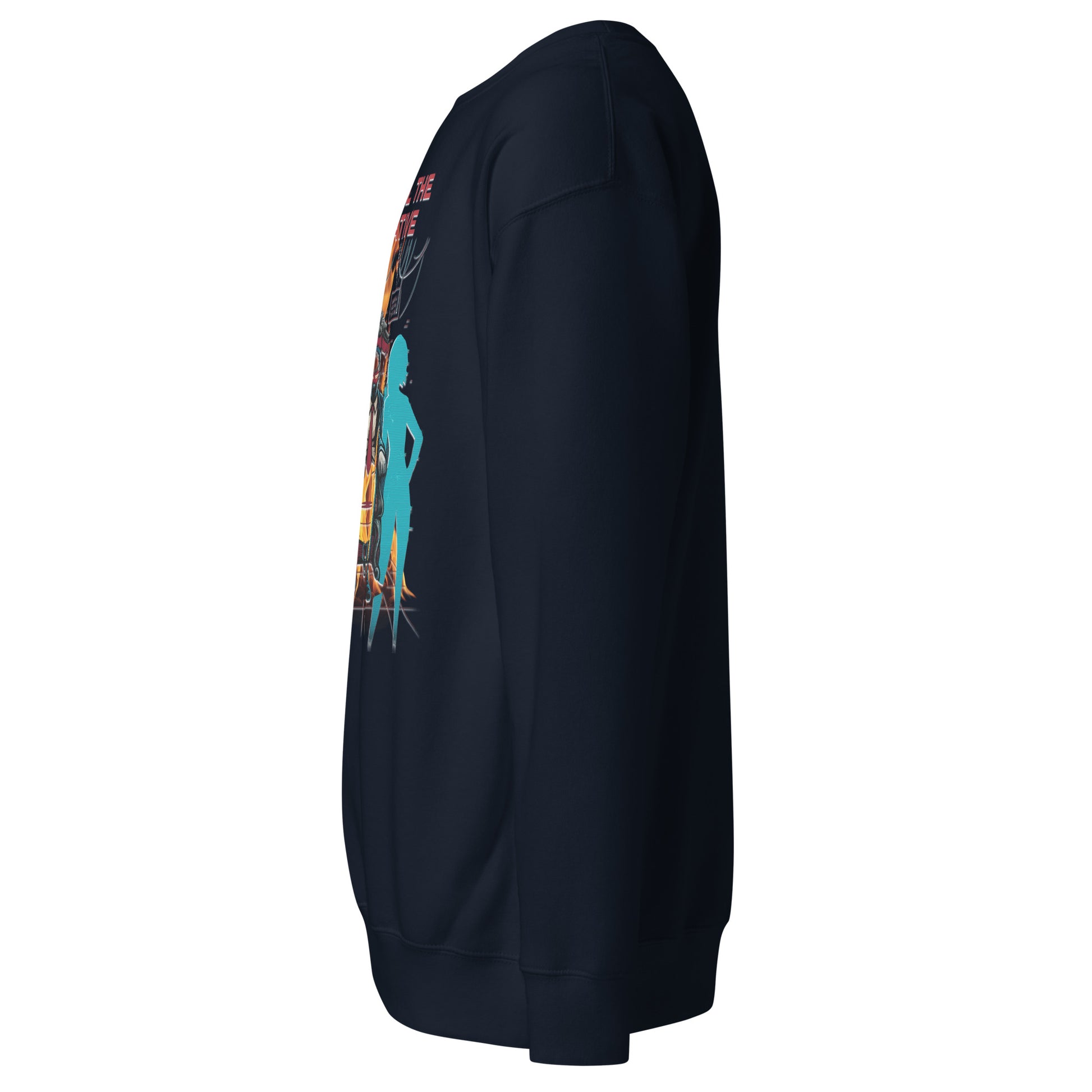 Split Fiction Fire Sweatshirt – Control the Narrative Edition – fan-made gamer merch by GenioGoods