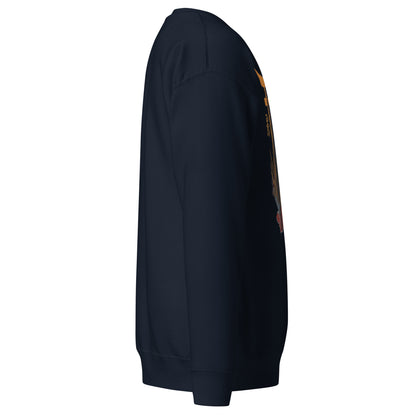 Shadow Balance Sweatshirt – Samurai x Assassin | AC Shadows – fan-made gamer merch by GenioGoods