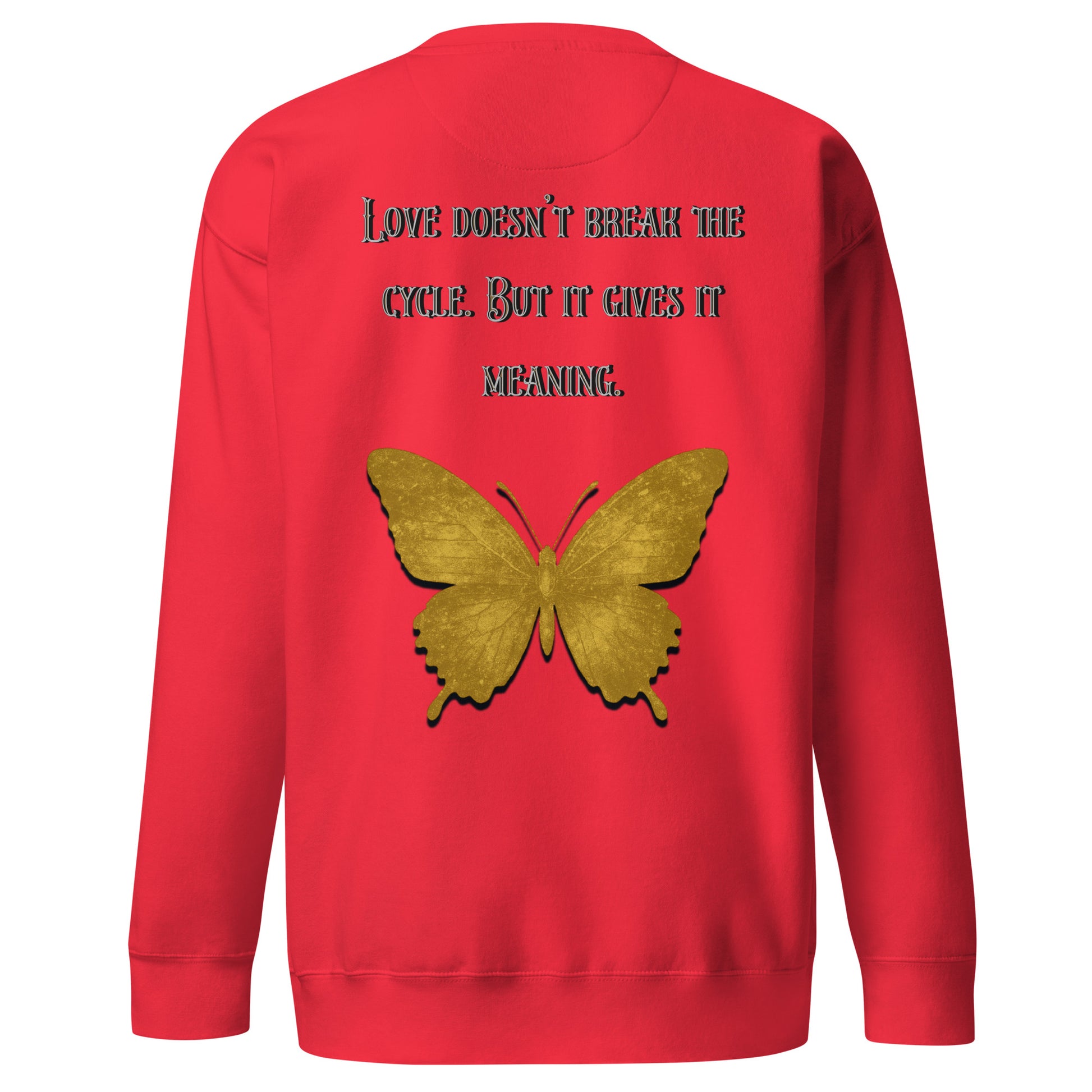 Clair Obscur Sweatshirt – Love Gives the Cycle Meaning – fan-made gamer merch by GenioGoods