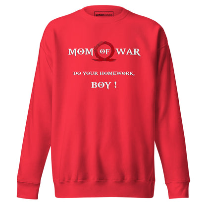 Mom of War Sweatshirt – Funny Gamer Gift for Moms – fan-made gamer merch by GenioGoods