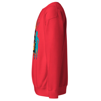 Split Fiction Fire Sweatshirt – Control the Narrative Edition – fan-made gamer merch by GenioGoods