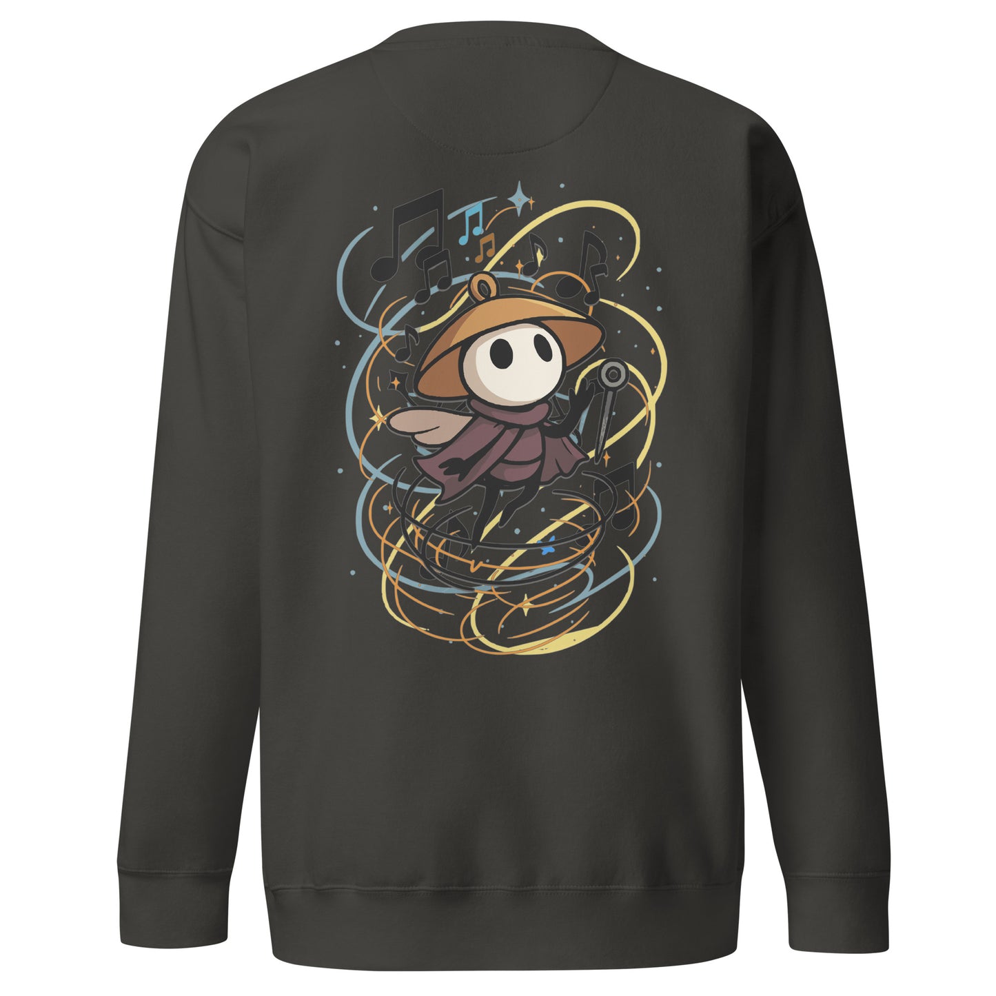Silksong Bard Sweatshirt – Musical Tribute | Hollow Knight – fan-made gamer merch by GenioGoods