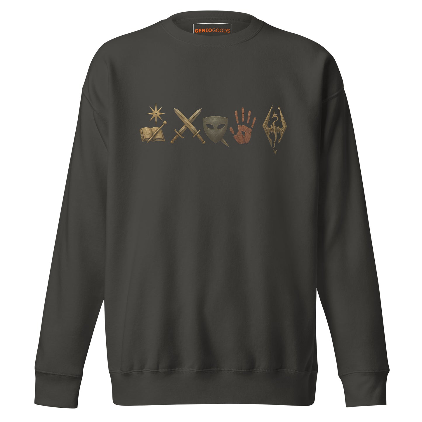 Elder Scrolls Guild Symbols Sweatshirt – Legacy Edition – fan-made gamer merch by GenioGoods
