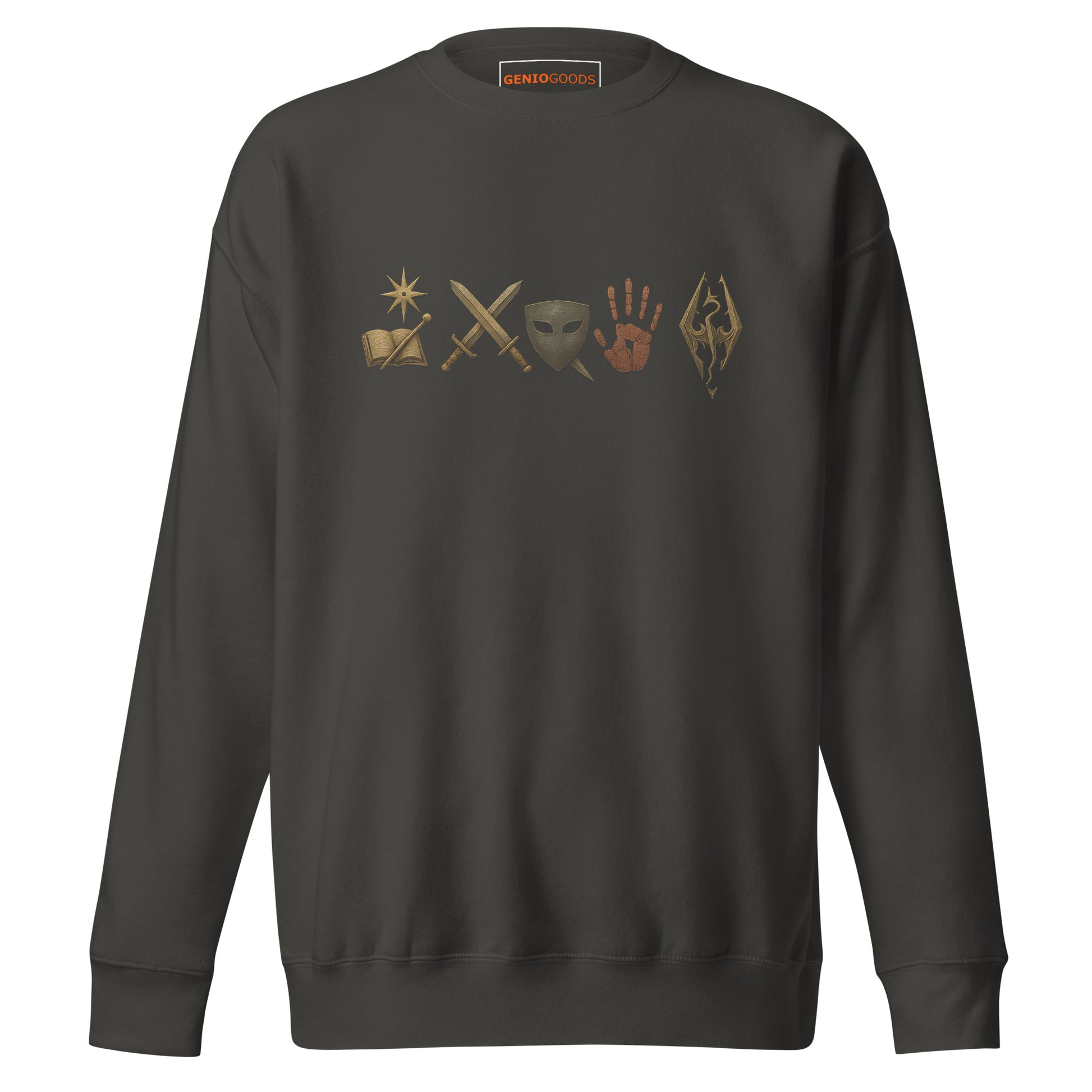 Elder Scrolls Guild Symbols Sweatshirt – Legacy Edition – fan-made gamer merch by GenioGoods