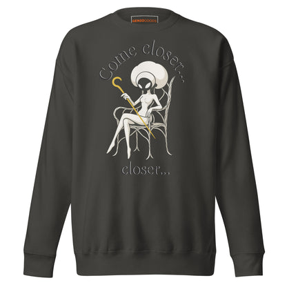Hollow knight midwife sweatshirt dark lore fan art – fan-made gamer merch by GenioGoods