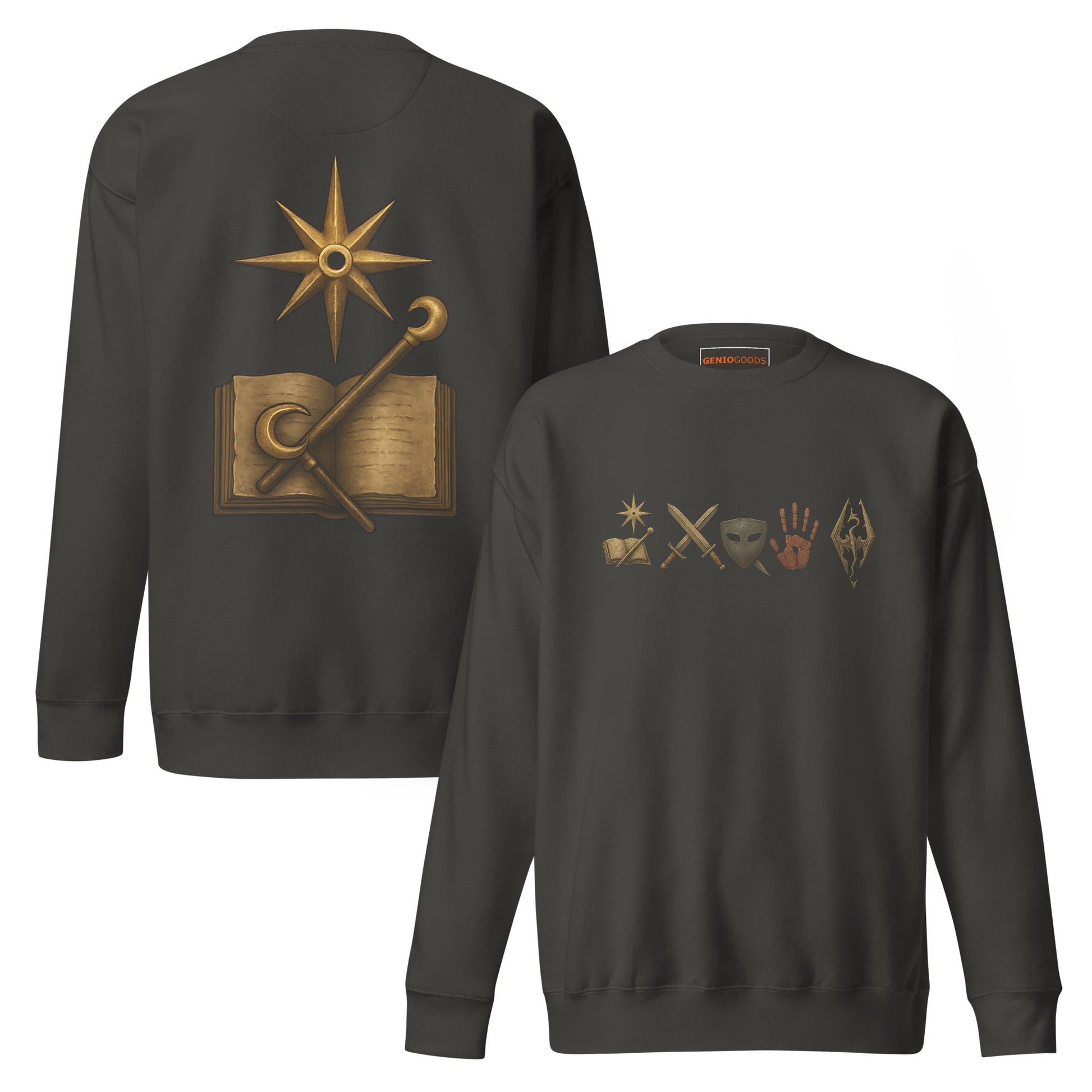 Elder Scrolls Guild Symbols Sweatshirt – Legacy Edition – fan-made gamer merch by GenioGoods