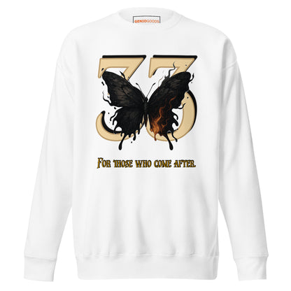 Clair Obscur 33 Sweatshirt – Legacy Butterfly Tribute – fan-made gamer merch by GenioGoods