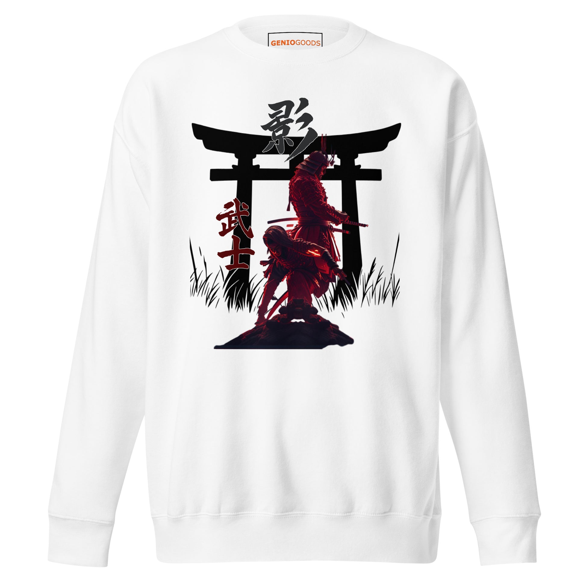 Torii Alliance Sweatshirt – Samurai x Ninja Tribute | AC Shadows – fan-made gamer merch by GenioGoods