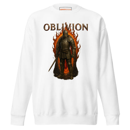 Oblivion Remastered Sweatshirt – Knight of the Gate Tribute – fan-made gamer merch by GenioGoods