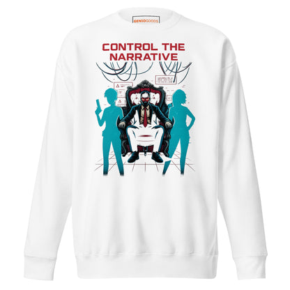 Split Fiction Control the Narrative Sweatshirt – Glitch Mind – fan-made gamer merch by GenioGoods