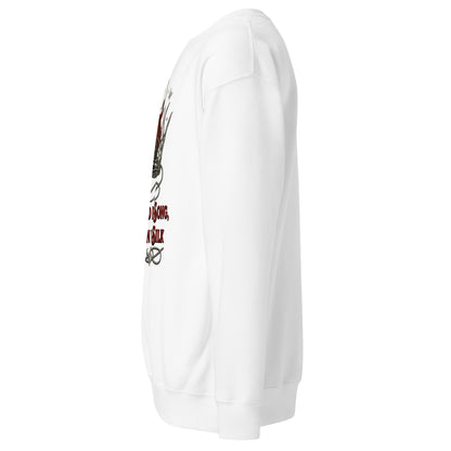 Crowned by Song Sweatshirt – Silksong Hornet Fan Tribute – fan-made gamer merch by GenioGoods