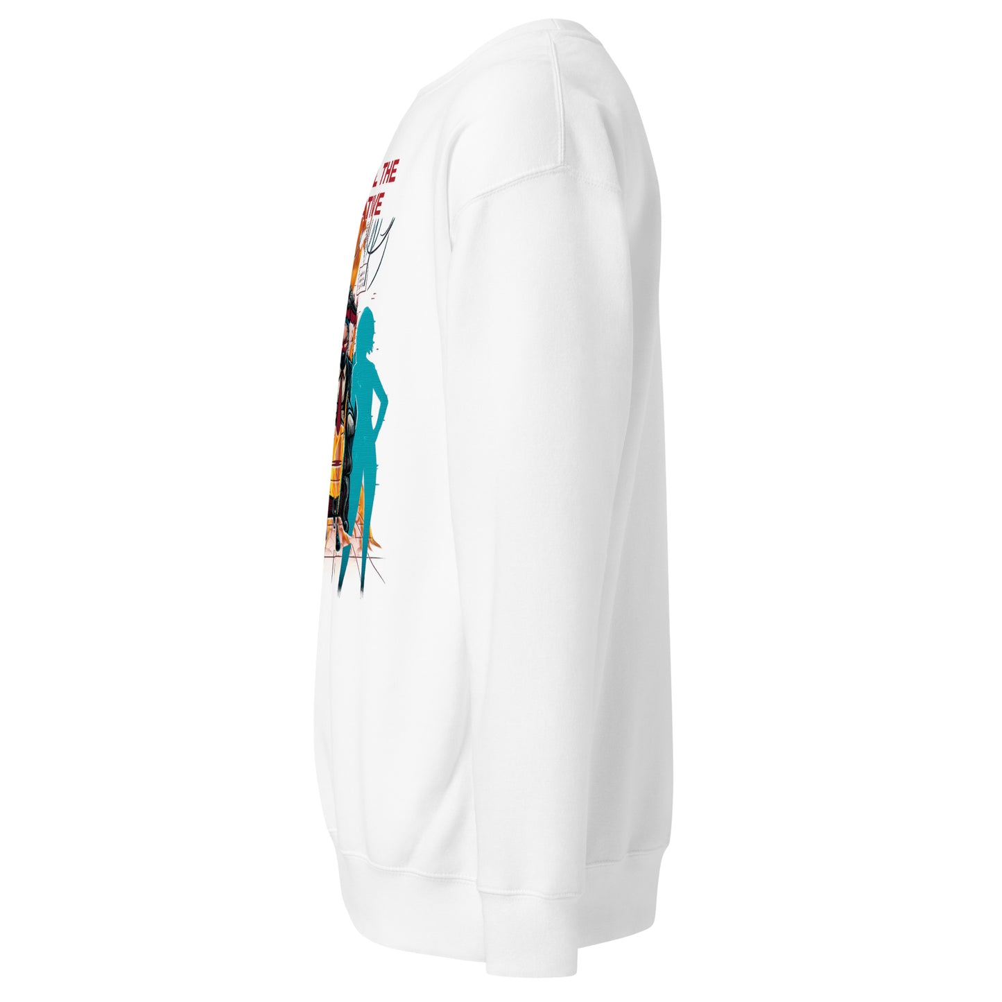 Split Fiction Fire Sweatshirt – Control the Narrative Edition – fan-made gamer merch by GenioGoods