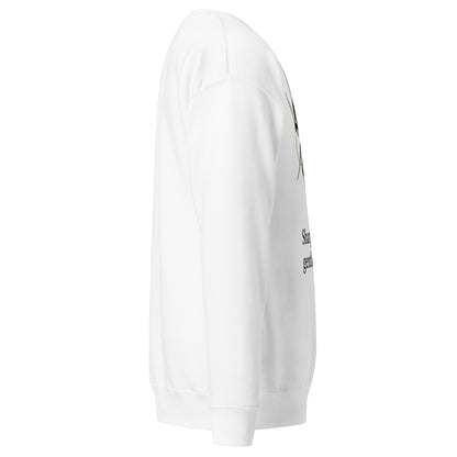 Hornet silksong sweatshirt needle quote fan art – fan-made gamer merch by GenioGoods