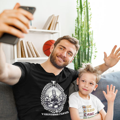 Parenthood Unlocked T-Shirt | Unisex Classic | Gamer Achievement Tee for New Parents